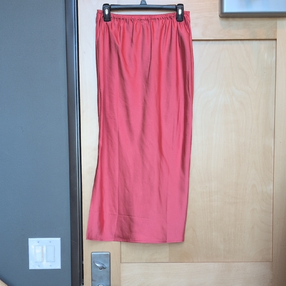 Old Navy Pink Maxi Pencil Skirt Casual